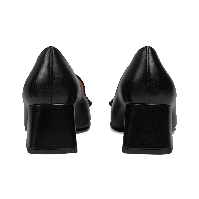 GUCCI Horsebit Buckle Loafers-4