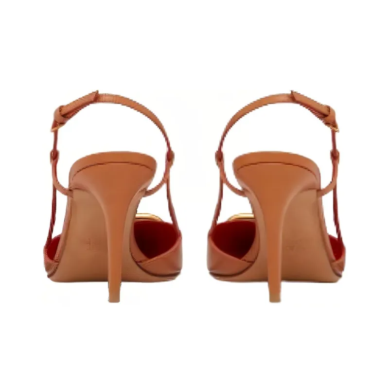 Valentino Garavani VLogo Signature 80mm Slingback Pumps-3