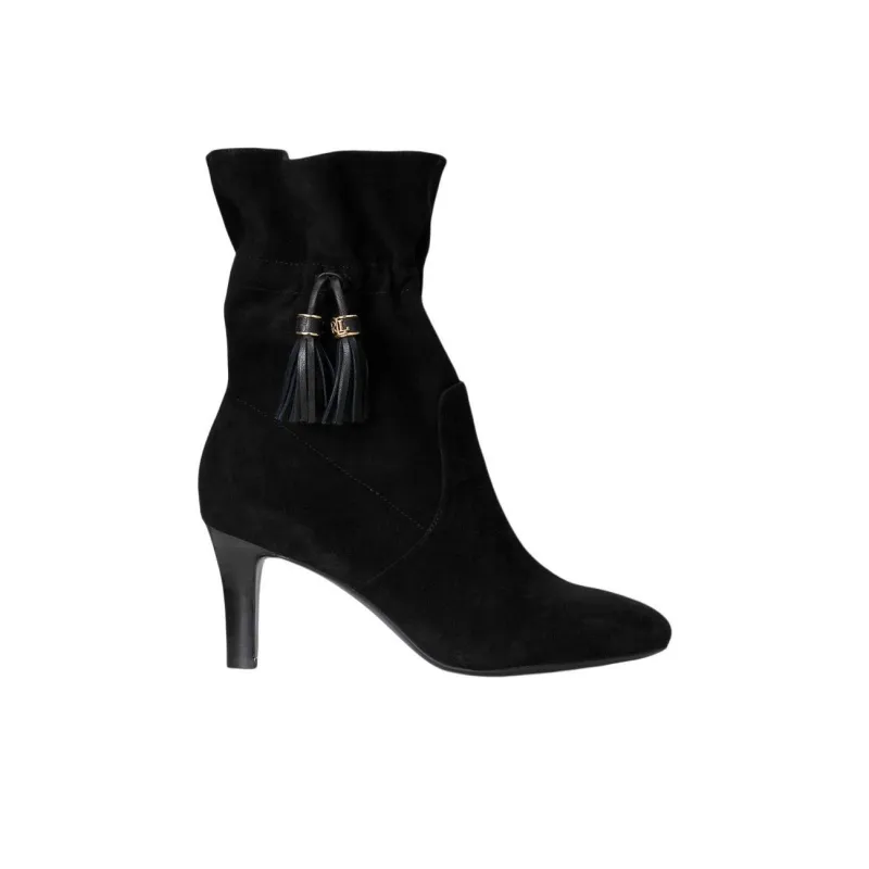 Polo Ralph Lauren Candace Ankle Boots 7cm Women's Black-1