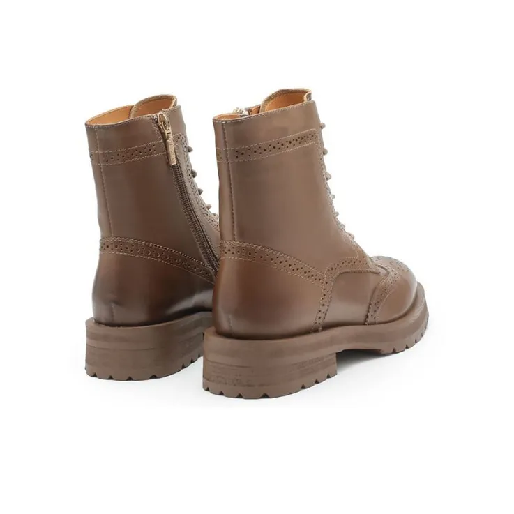 CERRUTI 1881 Ankle Boots Women's High Top Dark Khaki Fabric-3