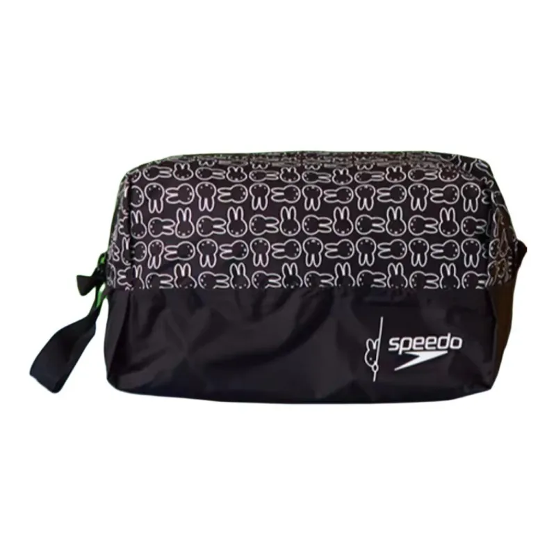 Speedo Miffy Collaboration Nylon Swim Bag Unisex Black & White-4