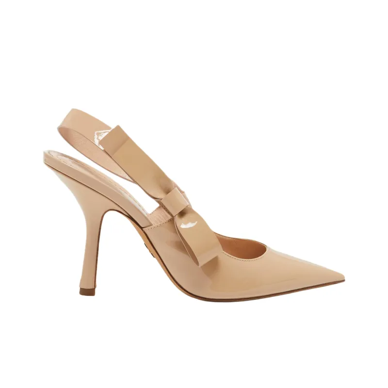 DIOR Slim Heel High Heels 11.5cm Women's Beige-1