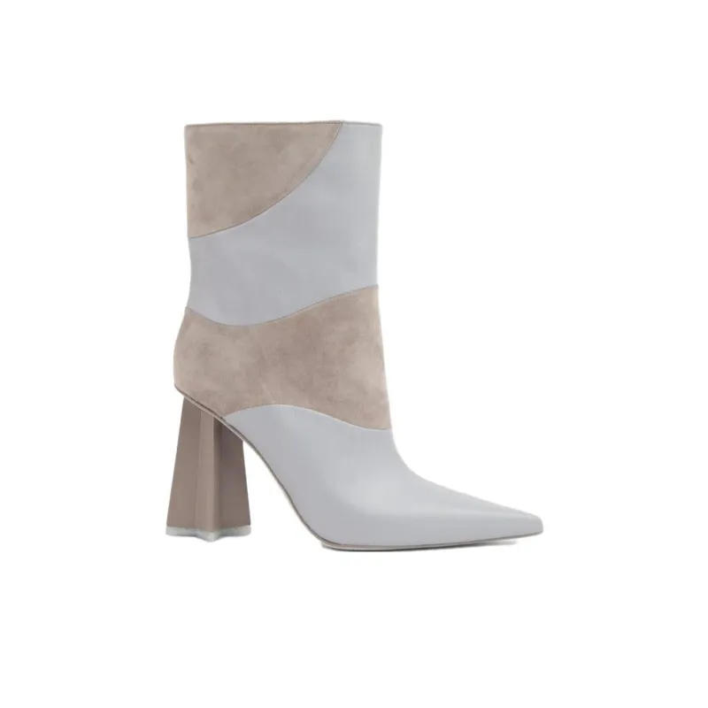 CHIARA FERRAGNI Ankle Boots Women's Brown Gray-3