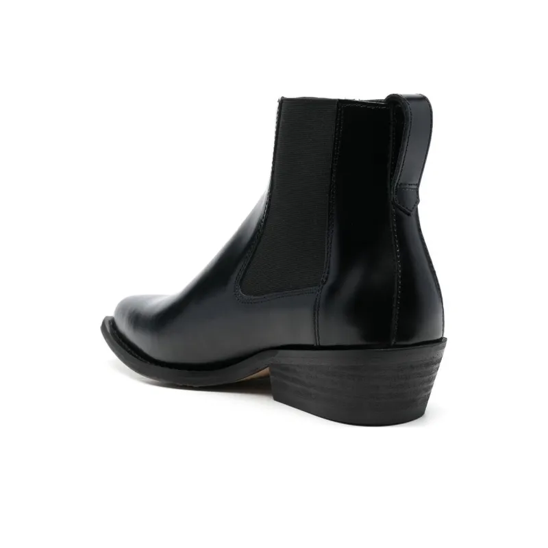 OUR LEGACY Cyphre Pointed Leather Boots Women's-3