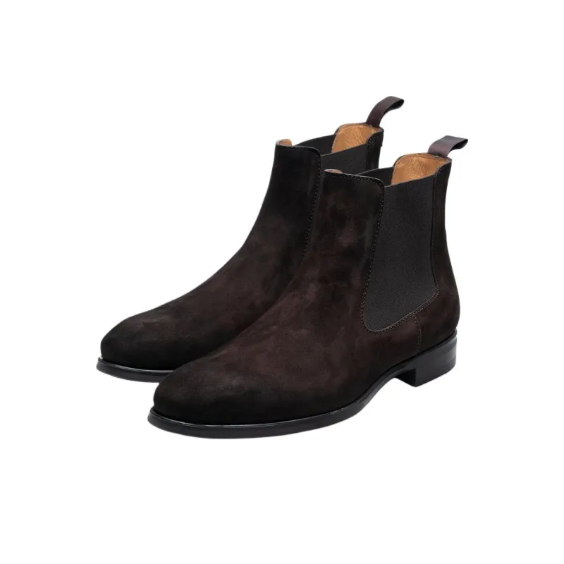 Magnanni Torralba Short Chelsea Boots Men's Brown-2
