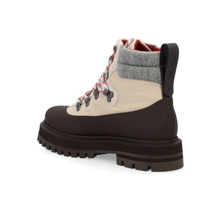 Loro Piana Ankle Boots Women's Beige Brown-3
