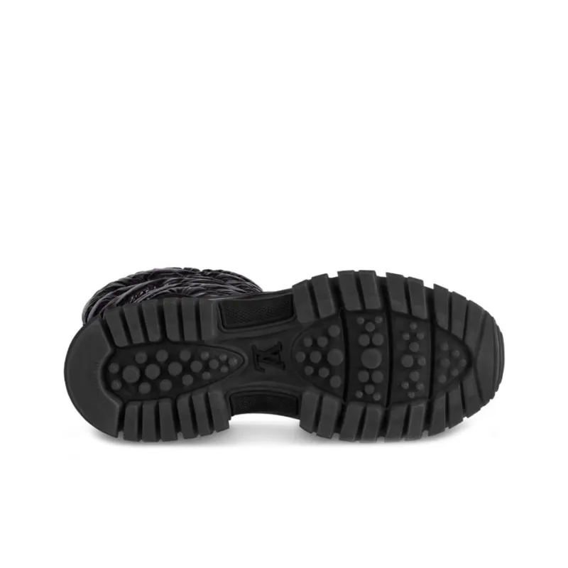 LOUIS VUITTON 2054 Drawstring Boots 'Black'-3
