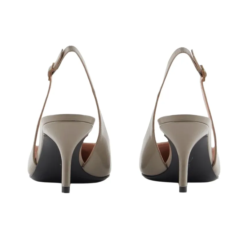 GIORGIO ARMANI High Heels 6.5cm Women's Gray-3