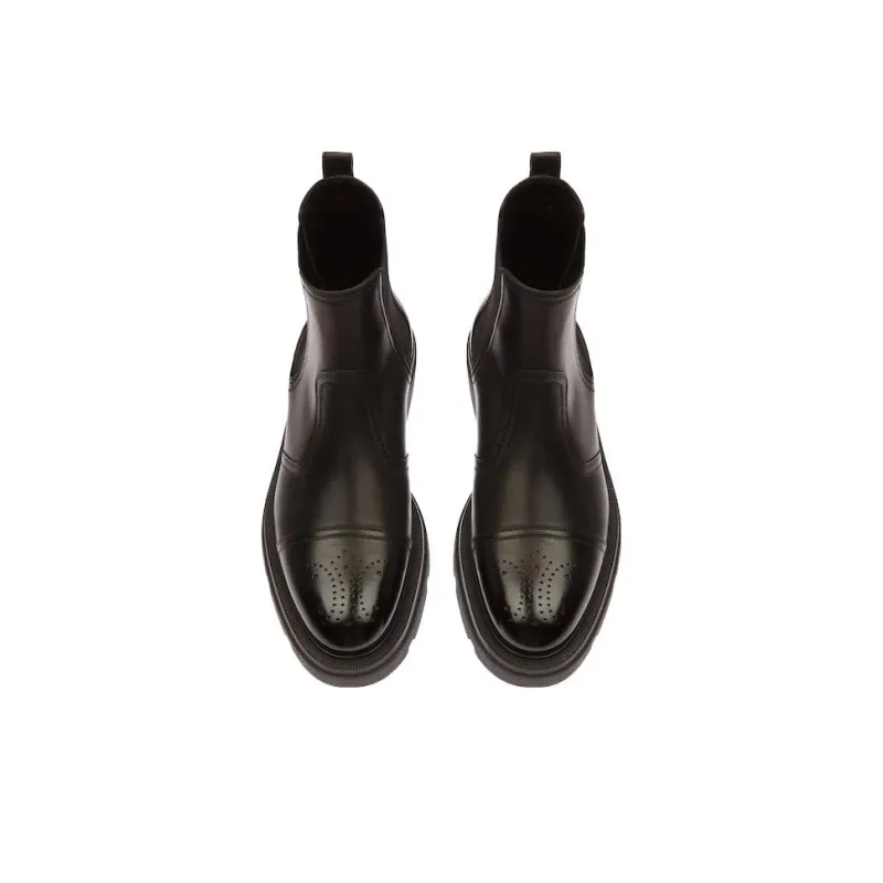 BALLY Zecron Short Chelsea Boots Men's Black-2