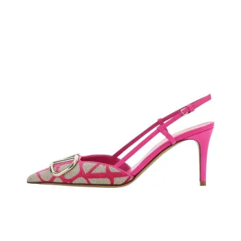 Valentino VLogo Signature Pointed Toe Slingback Pumps