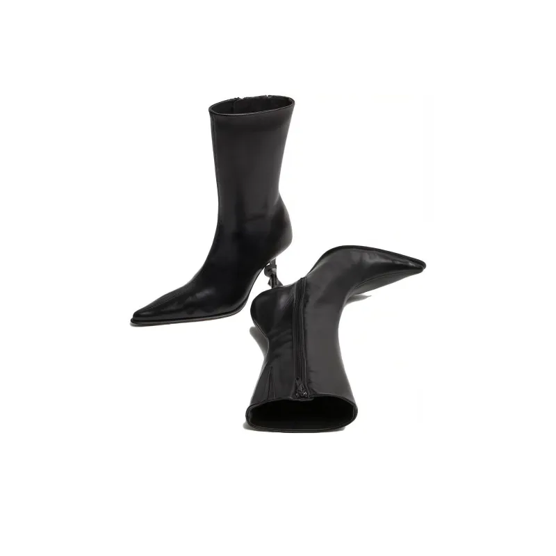 MIISTA Ankle Boots 9cm Women's Black-3