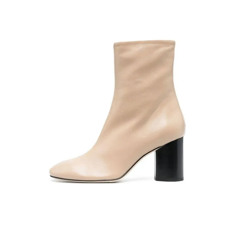 Aeyde Ankle Boots Women's Nude Pink-0