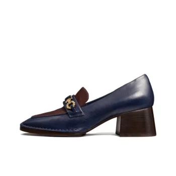 TORY BURCH Perrine Chunky Heel High Heels Women's Purple