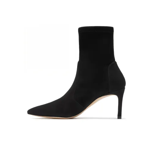 Stuart Weitzman/SW Ankle Boots 7.5cm Women's Black