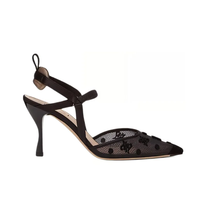 FENDI Colibri High Heels Women's Black-1