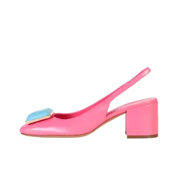 Roberto Festa Gaby Chunky Heel High Heels 5cm Women's Pink
