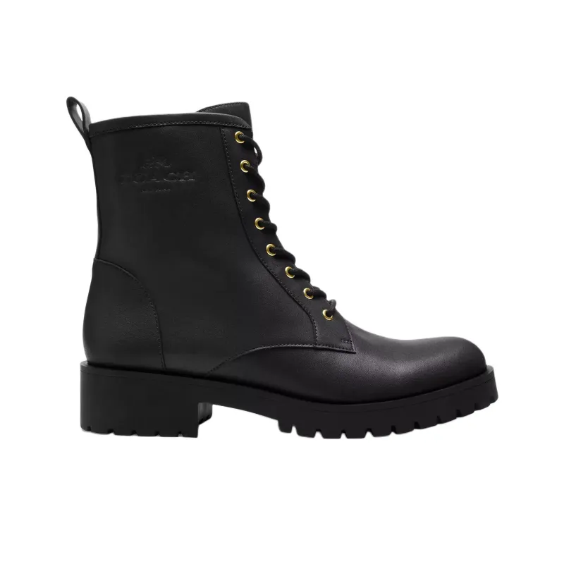 COACH Ankle Boots 5.7cm Women's Black-1