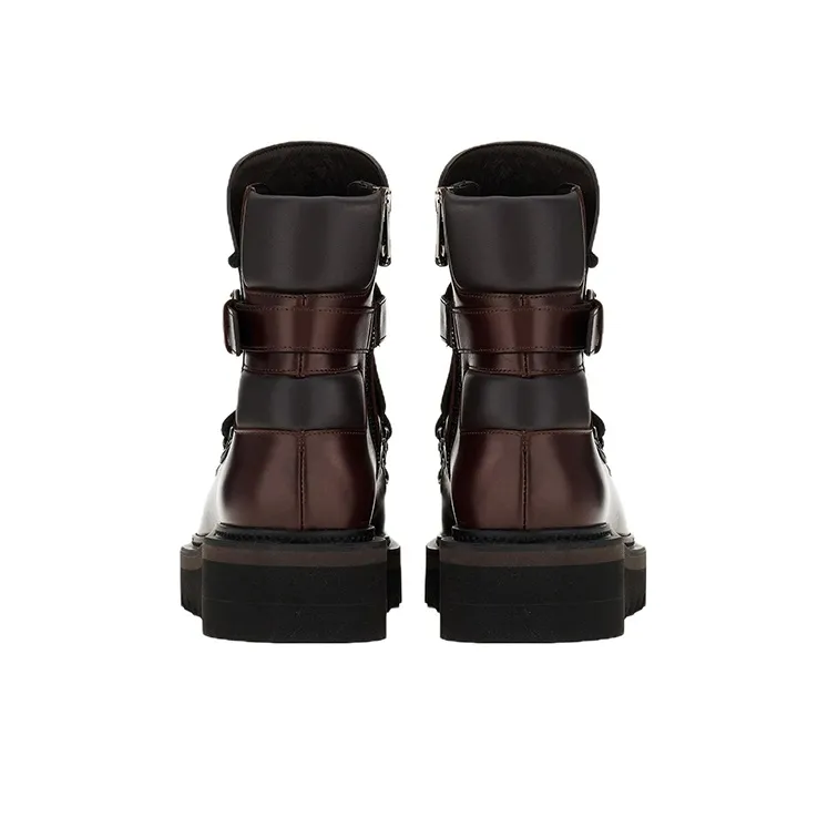 FERRAGAMO Elimo Lace-up Boots-5