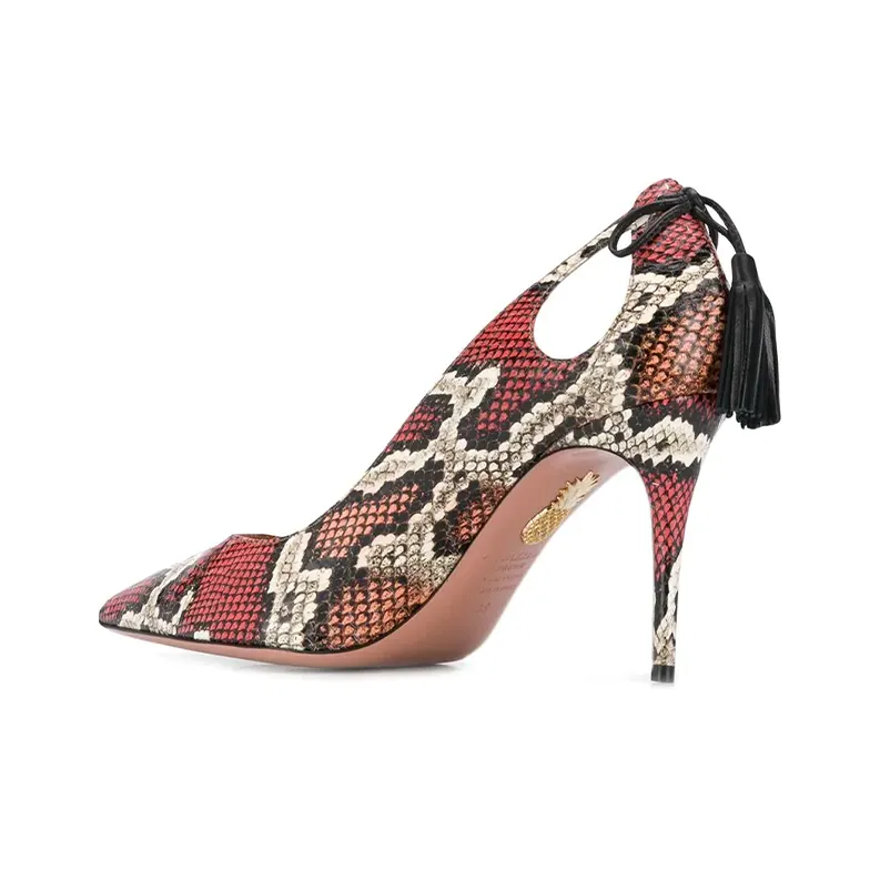 AQUAZZURA High Heels Women's Red-3