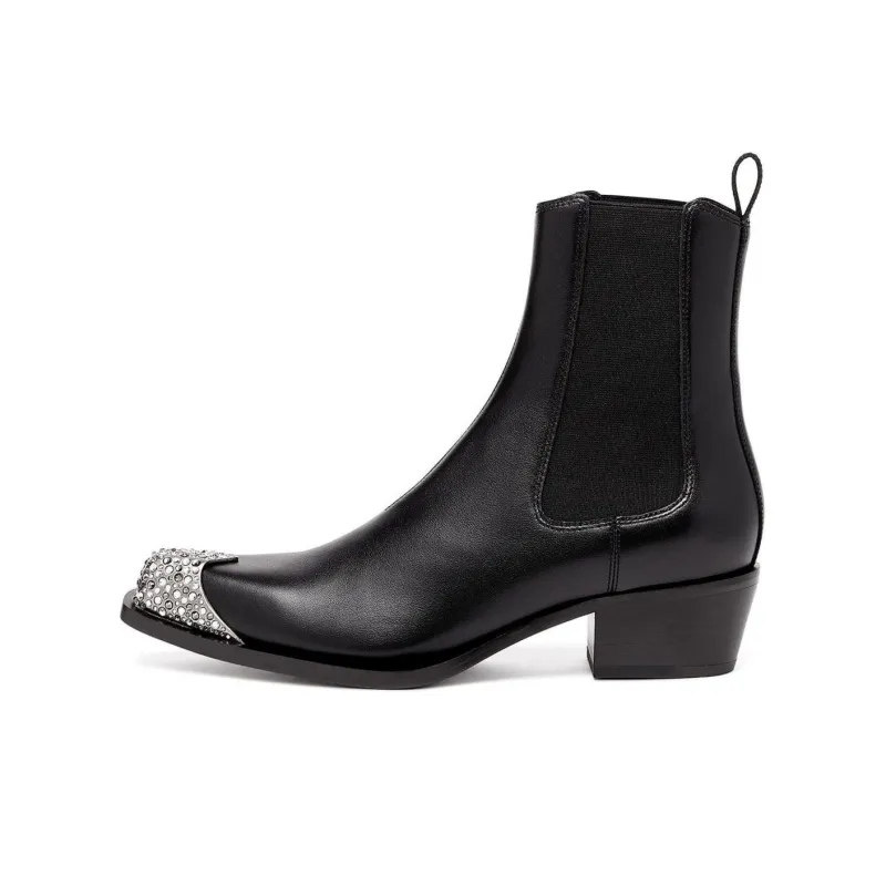 DIESEL D-Calamity AB Leather Boots-0
