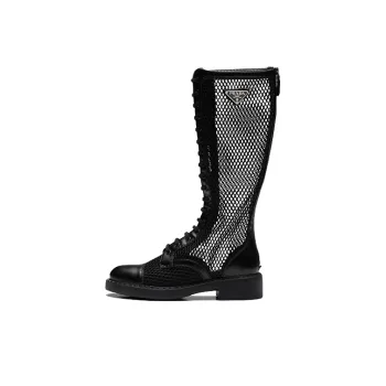 PRADA Knee high Boots Women's Black