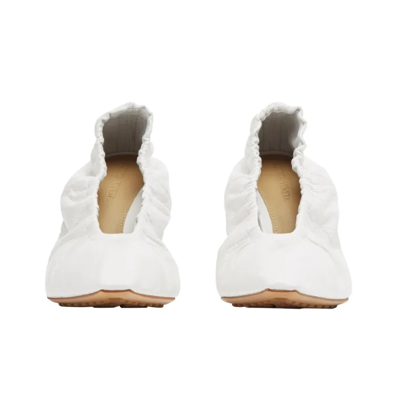 Bottega Veneta Almond Irregular Heel High Heels 7.5cm Women's Optical Fibers White-2