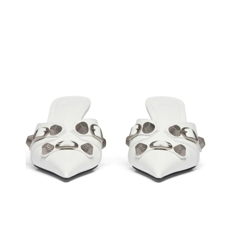 Balenciaga Cagole 80mm Pointed Mules-3