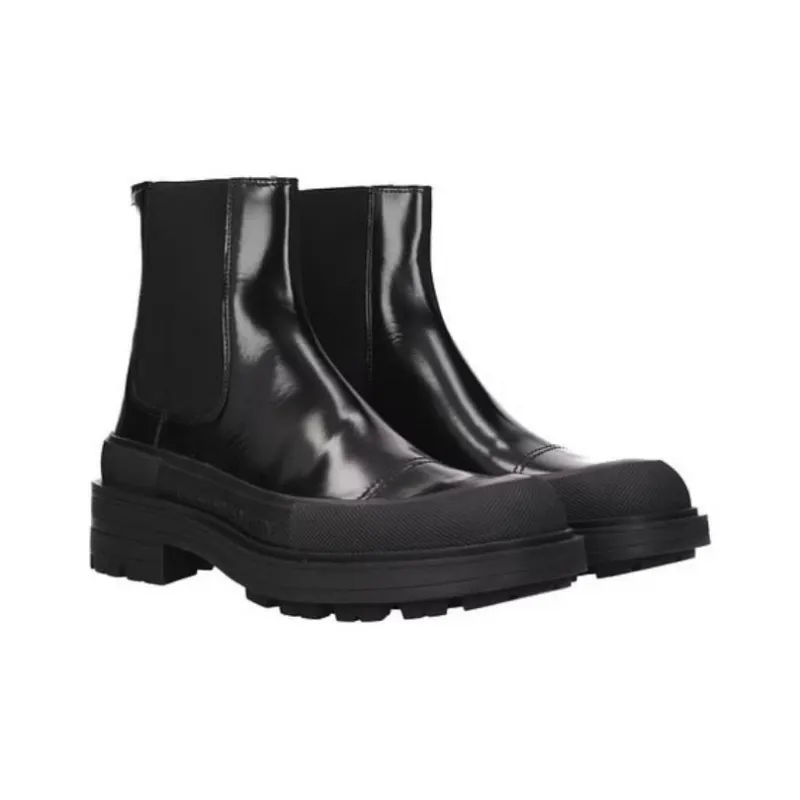 Alexander McQueen Chelsea Ankle Boots 'Black'-2