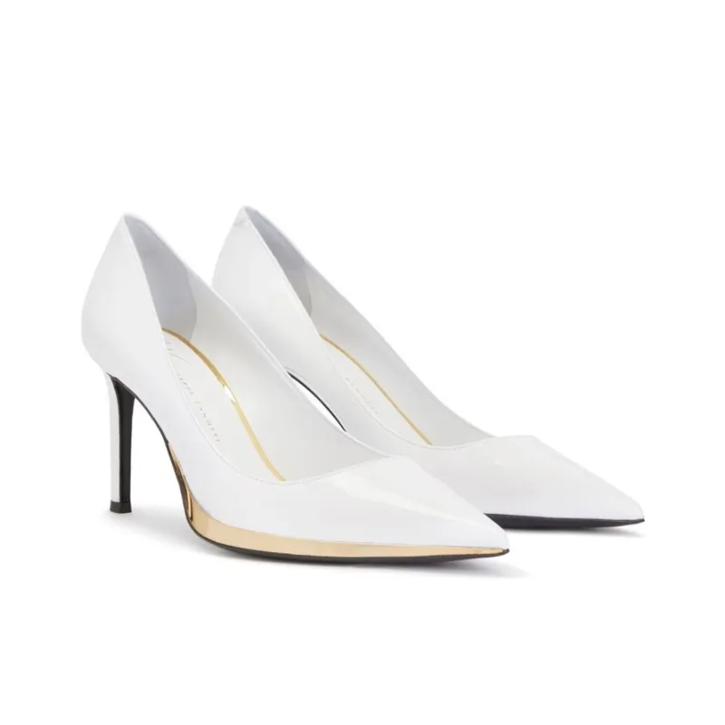 Giuseppe Zanotti Pointed Contrast trim Pumps-2
