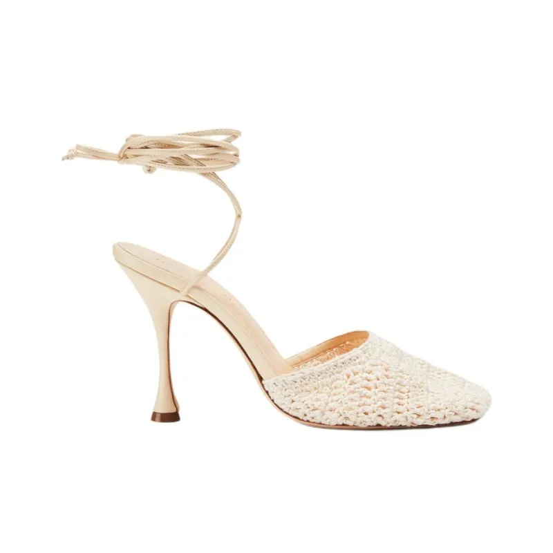 MAGDA BUTRYM Slim Heel High Heels 10.5cm Women's Beige-1