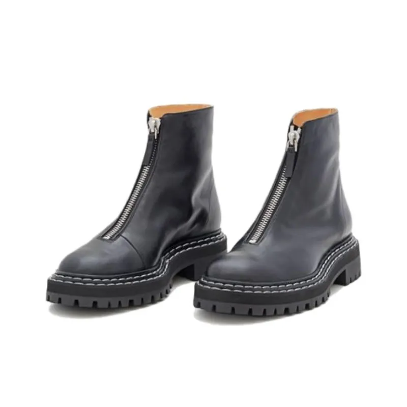 PROENZA SCHOULER Zip-up Lug-sole Boots-4