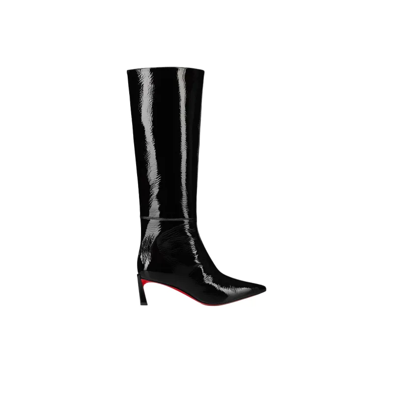 CL LUBOTING Condorocombo Botta Knee-high Boots 5.5cm Women's Black-1