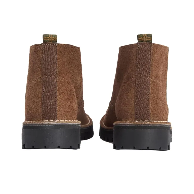 BARBOUR Hobart Chukka Ankle Boots Men's Taupe-4