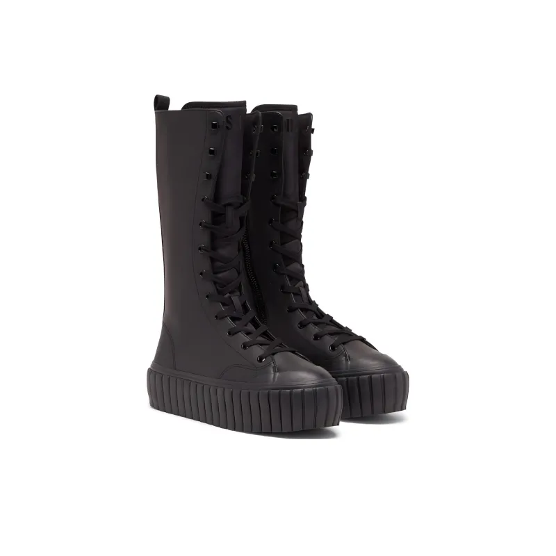 DIESEL S Hanami Knee high Boots Women's Black-3