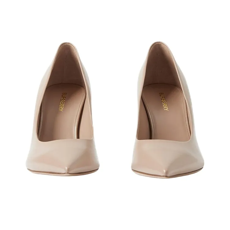 Burberry 85mm Leather Pointed-toe Pumps-2