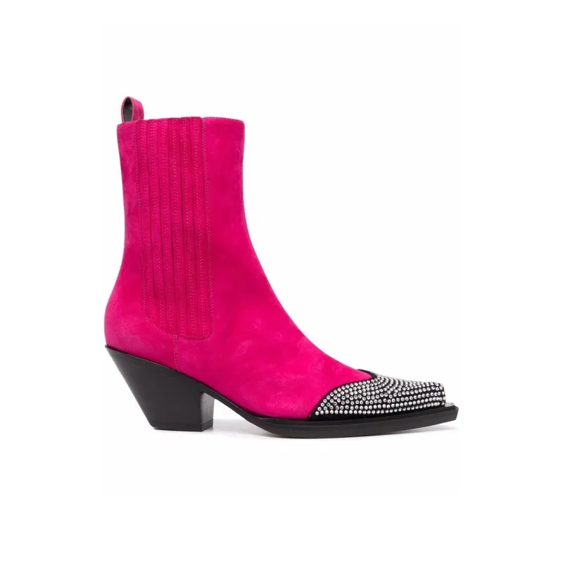 Alexandre Vauthier Ankle Boots Women's Fuchsia-1