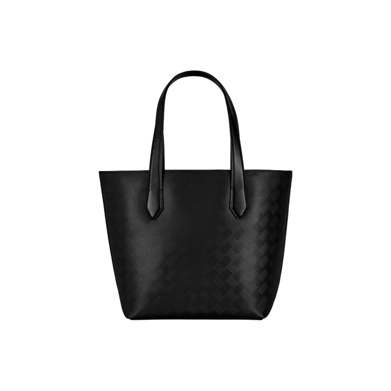MONTBLANC Cow Leather Tote Bag, Shopping Bag, Shoulder Bag, Handbag Medium Size Women's Black-3