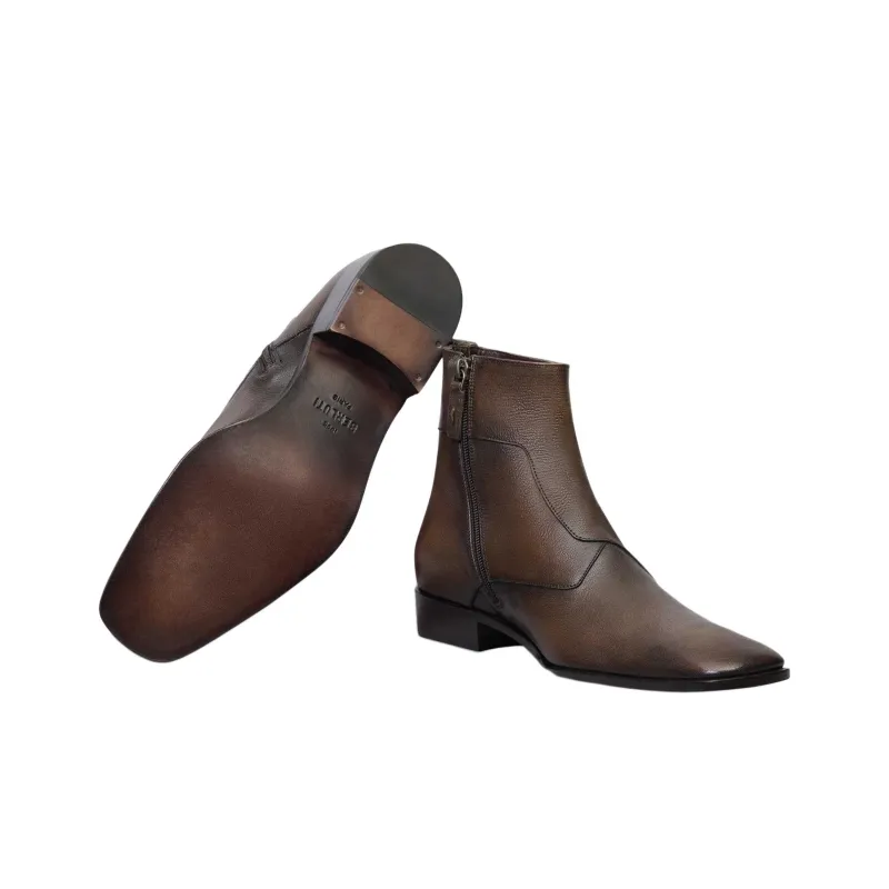 BERLUTI Ankle Boots Men's Brown-4