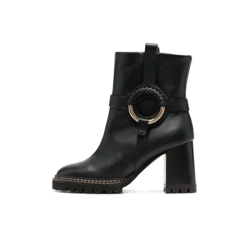 See By Chloé 100mm Leather Ankle Boots