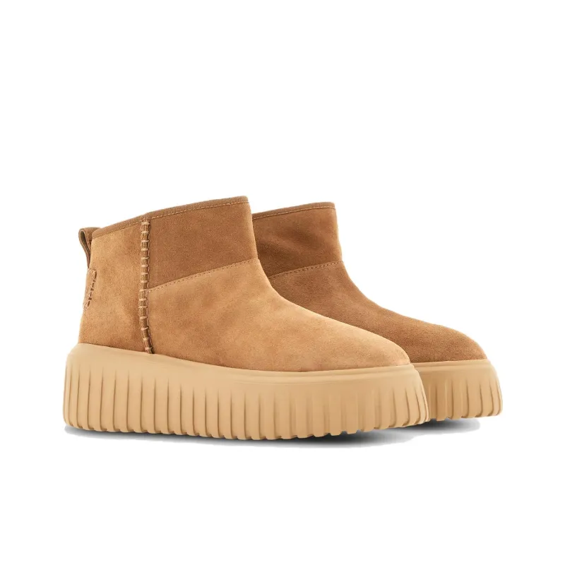 HOGAN Round Toe Ankle Boots Women's-1