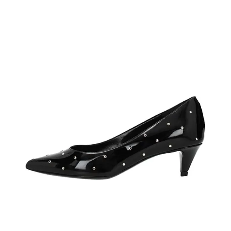 CELINE High Heels Women's Low-Top Black-0