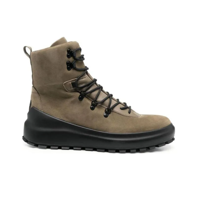STONE ISLAND Lace-up Suede Boots-1
