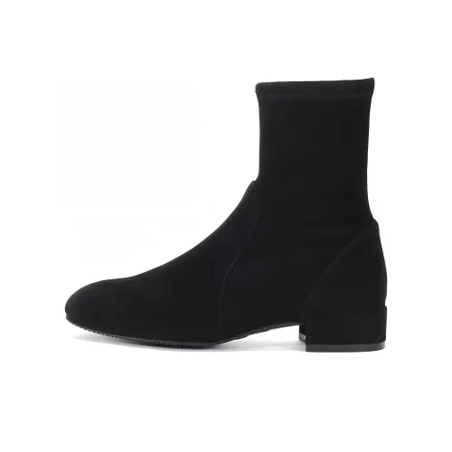 Stuart Weitzman Ankle Boots Women's Charcoal Black