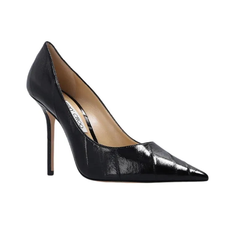 Jimmy Choo LOVE Slim Heel High Heels 10cm Women's Black-1
