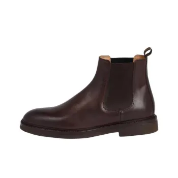 Brunello Cucinelli Round Toe Chelsea Ankle Boots
