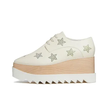 Stella McCartney Elyse Crystal Star Platform Oxfords