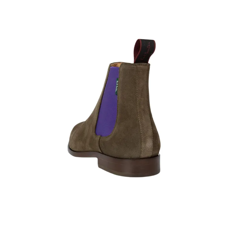 Paul Smith Gerald Ankle-Length Chelsea Boots Men's Khaki-4