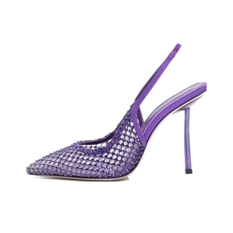 Le Silla Gilda 100mm Slingback Pumps-0