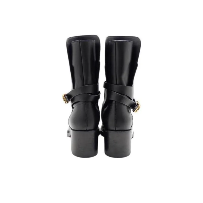 DIOR Empreinte Ankle Boots Women's Black-3
