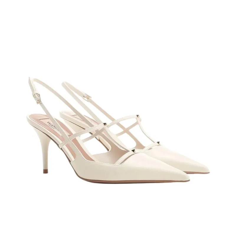 Valentino Pointed Toe Slingback Pumps-2